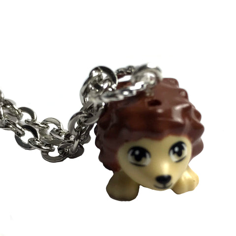 Hedgehog Necklace made using up-cycled LEGO® pieces