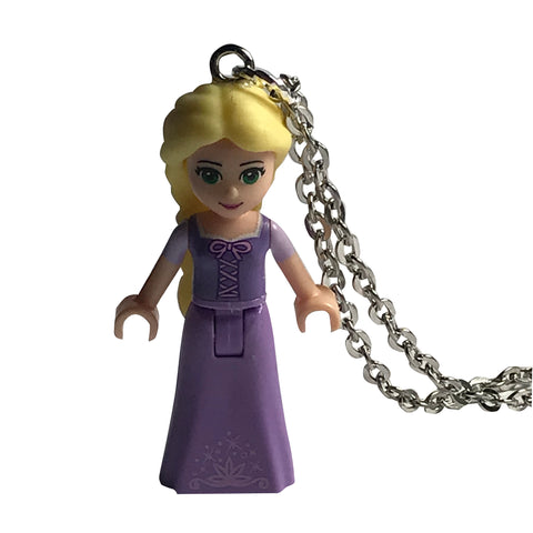 Repunzel Necklace made using up-cycled LEGO® pieces