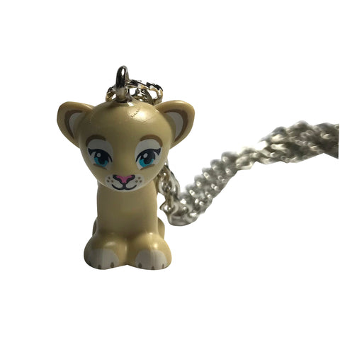 Lion Cub Necklace made using up-cycled LEGO® pieces