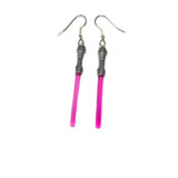 Lightsaber Earrings - All Colours - made using up-cycled LEGO® pieces