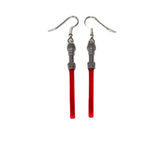 Lightsaber Earrings - All Colours - made using up-cycled LEGO® pieces